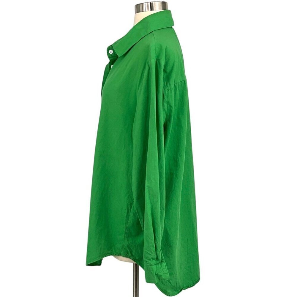 Revolve SNDYS Bello Button Down Shirt Green Size 2 XS Button Up Collared - Picture 4 of 9